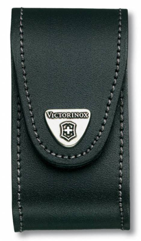 Чехол Victorinox 4.0521.3 нат.кожа петля черный