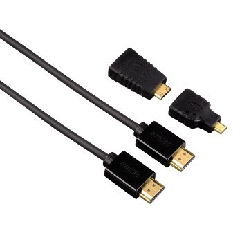 Кабель аудио-видео Hama H-54561 HDMI (m)/HDMI (m) 1.5м. позолоч.конт. черный (00054561)
