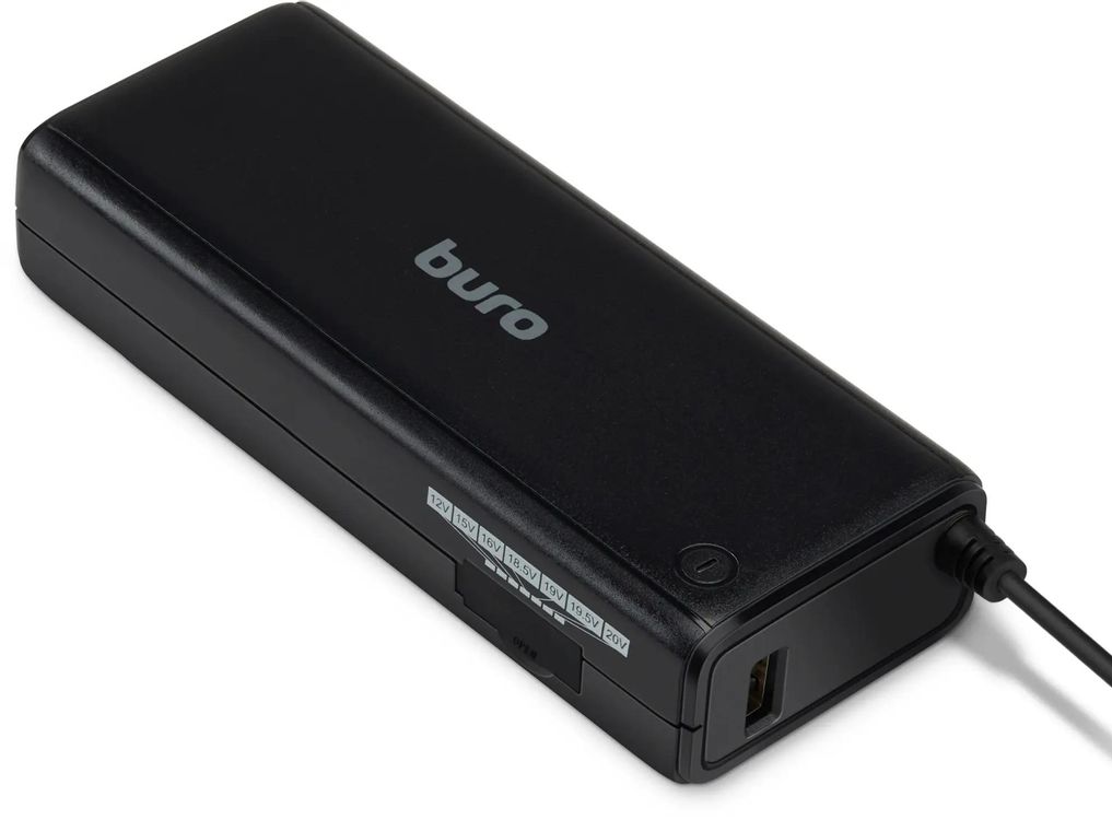 Блок питания Buro BUM-1129M120 ручной 120W 12V-20V 11-коннект. 2A от бытовой электросети
