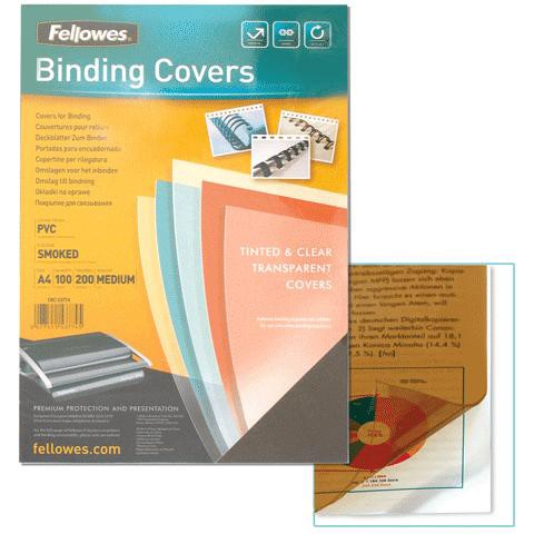 Обложки для переплёта Fellowes A4 200мкм синий (100шт) LA-7868301 (LA-78683)