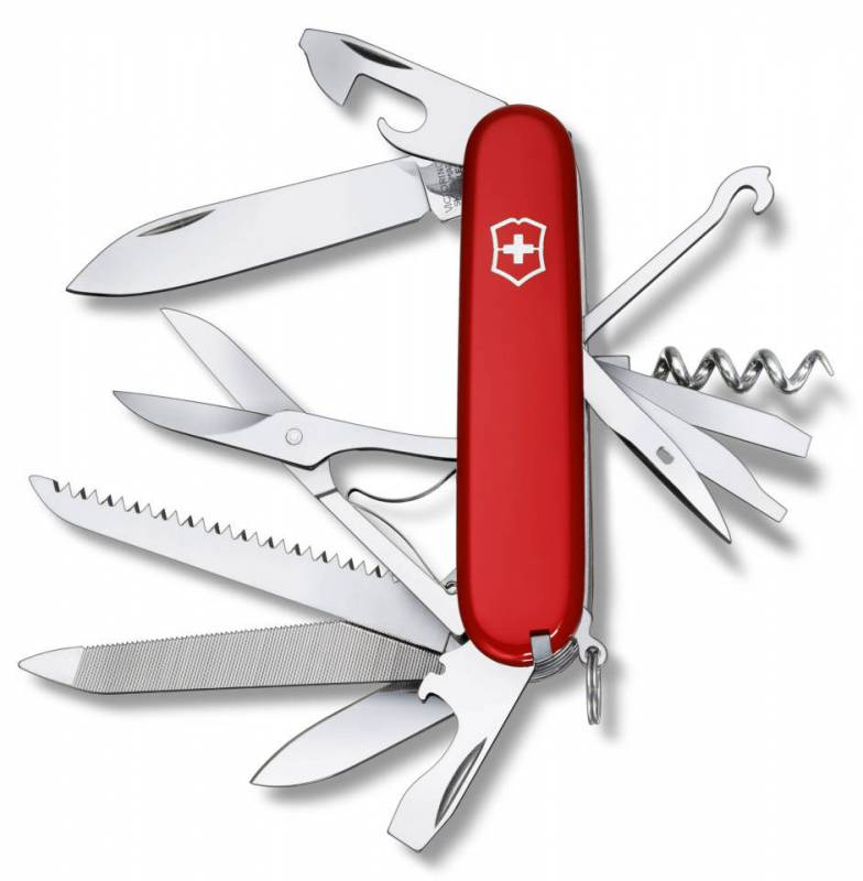Нож перочинный Victorinox Ranger (1.3763) 91мм 21функц. красный карт.коробка