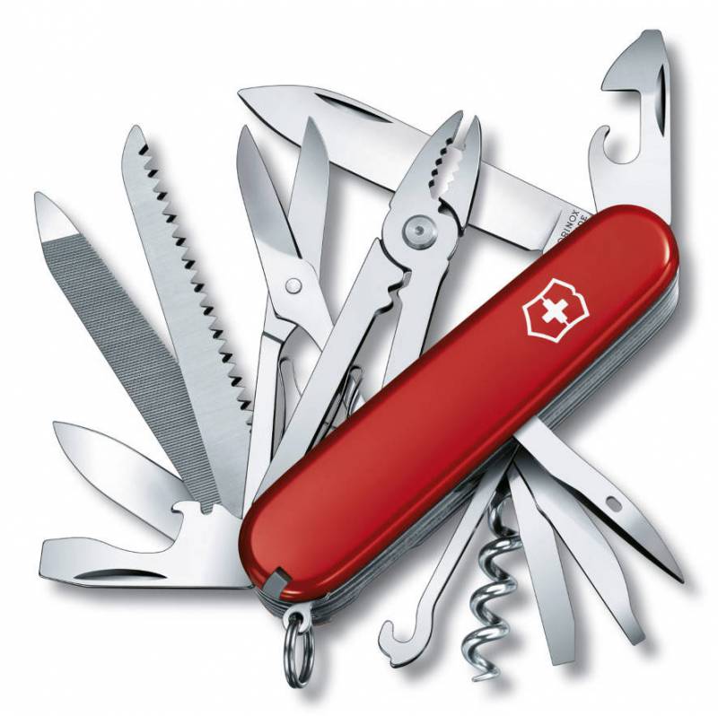 Нож перочинный Victorinox Handyman (1.3773) 91мм 24функц. красный карт.коробка