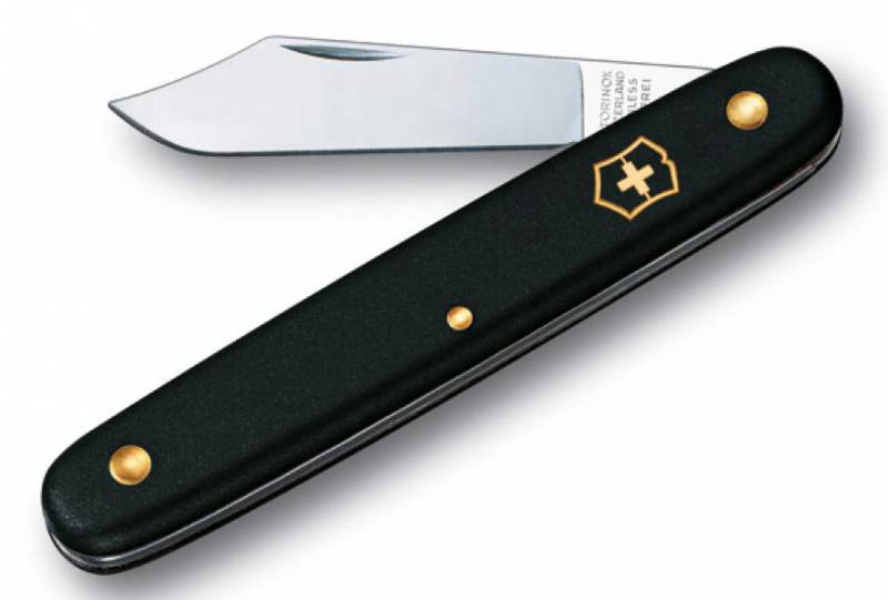 Нож перочинный Victorinox Pruning Knife (1.9010) 110мм 1функц. черный без упаковки