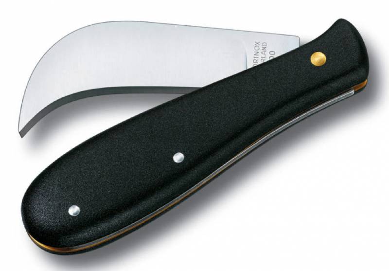 Нож садовый Victorinox 1.9603 обрезной 120мм нейлоновая рукоять черный 
