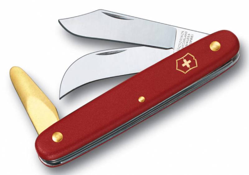 Нож перочинный Victorinox Pruning Knife 3 (3.9116) 100мм 3функц. красный