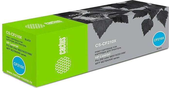 Картридж лазерный Cactus CS-CF210X CF210X черный (2400стр.) для HP LJ Pro M251/M276