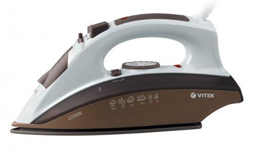 Утюг Vitek 1209-VT-03 2400Вт коричневый/белый