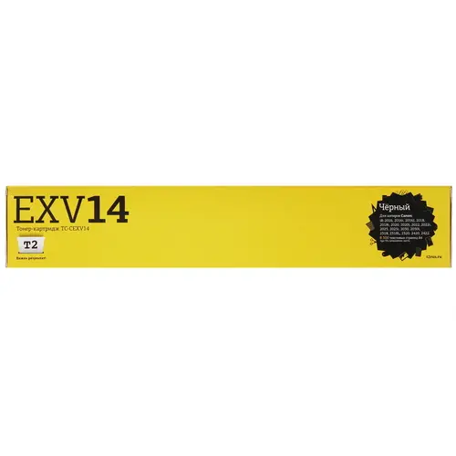 Картридж лазерный T2 C-EXV14 TC-CEXV14 C-EXV14 черный (8300стр.) для Canon iR-2016/2016i/2016J/2018/2018i/2020/2020i/2022/2022i/2025/2025i/2030/2030i/2318/2318L/2320/2420/2422