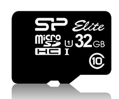 Флеш карта microSDHC 32GB Silicon Power SP032GBSTHBU1V10SP + adapter