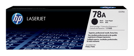 Картридж лазерный HP 78A CE278AC черный (2100стр.) для HP LJ P1566/P1606w/M1536 (техн.упак)