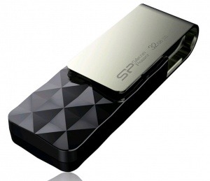 Флеш Диск Silicon Power 32Gb Blaze B30 SP032GBUF3B30V1K USB3.0 черный/серый