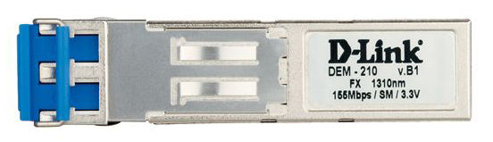 Трансивер D-Link оптич. SFP SM 100Мбит/с Tx:1310нм до 15км (DEM-210)
