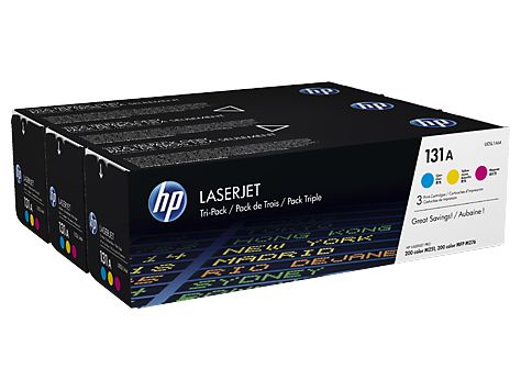Картридж лазерный HP 131A U0SL1AM многоцветный тройная упак. (1800стр.) для HP LJ Pro 200/Color M251/M251n/M25