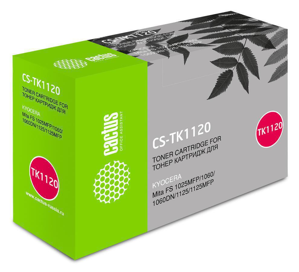 Картридж лазерный Cactus CS-TK1120 черный (3000стр.) для Kyocera FS 1025MFP/1060/1060DN/1125/1125MFP