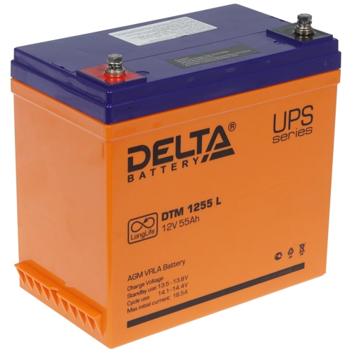 Батарея для ИБП Delta DTM 1255 L 12В 55Ач