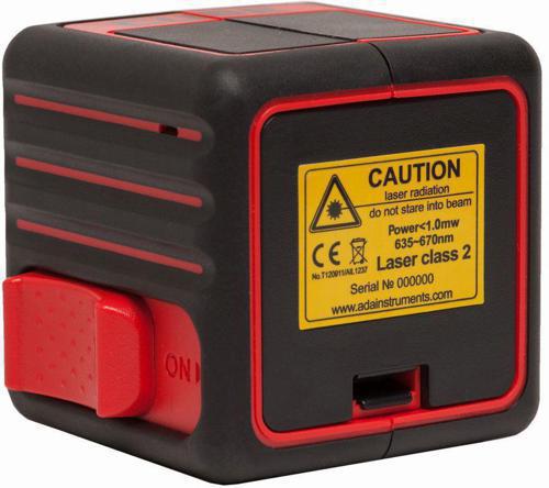 Уровень лазер. Ada Cube Basic Edition 2кл.лаз. 635нм цв.луч. красный 2луч. (А00341)