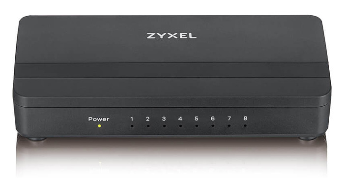 Коммутатор Zyxel GS-108SV2-EU0101F 8x1Гбит/с неуправляемый