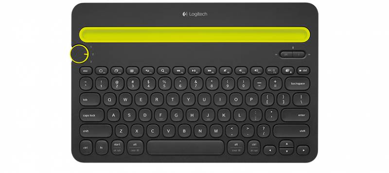 Клавиатура Logitech для универсальная Multi-Device K480 черный (920-006368)